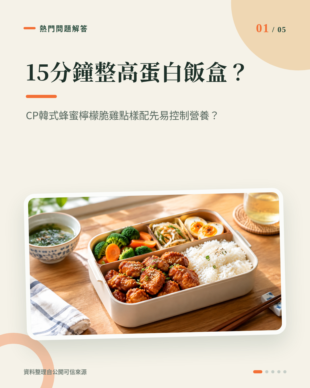 Want a high-protein Meal Prep in 15 to 30 minutes after work? How to pair the CP Korean Honey Lemon Crispy Chicken bento box to easily control nutrition Key Point 1