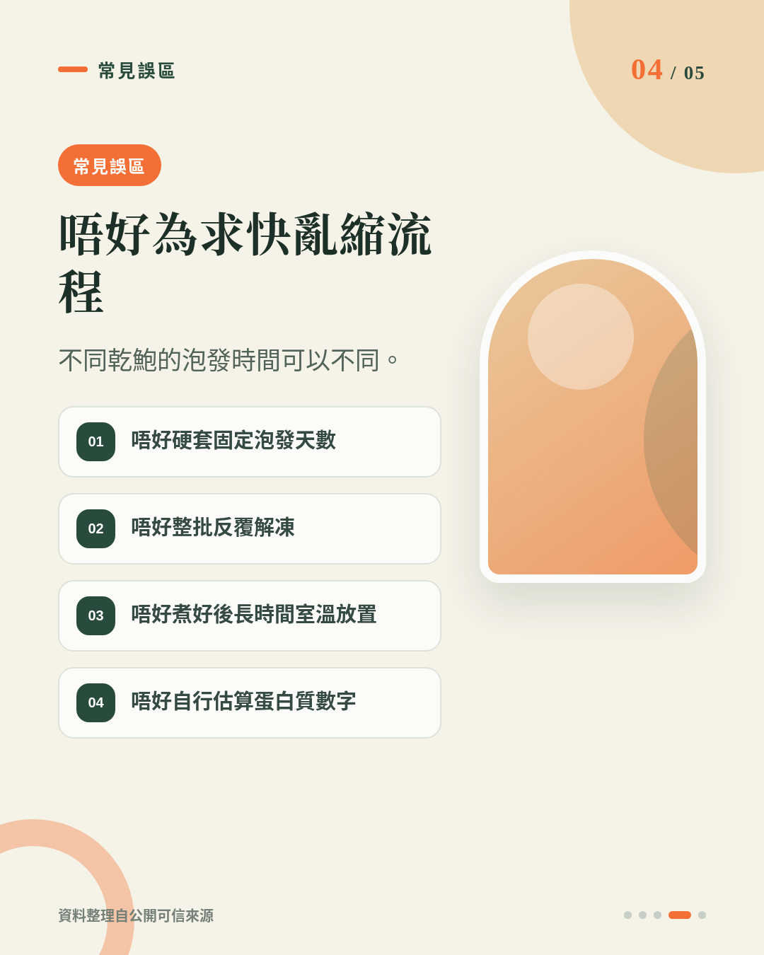 放工想整高蛋白 Meal Prep？乾鮑魚點樣預先浸發、分裝先最慳時間？ 重點 4