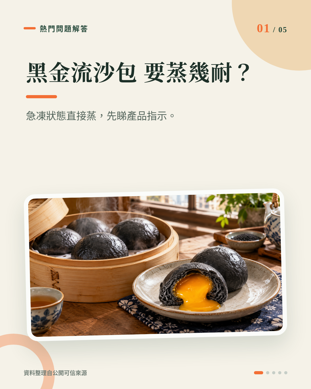 急凍黑金流沙包要蒸幾耐?無需解凍,8至10分鐘點樣蒸先啱? 重點 1