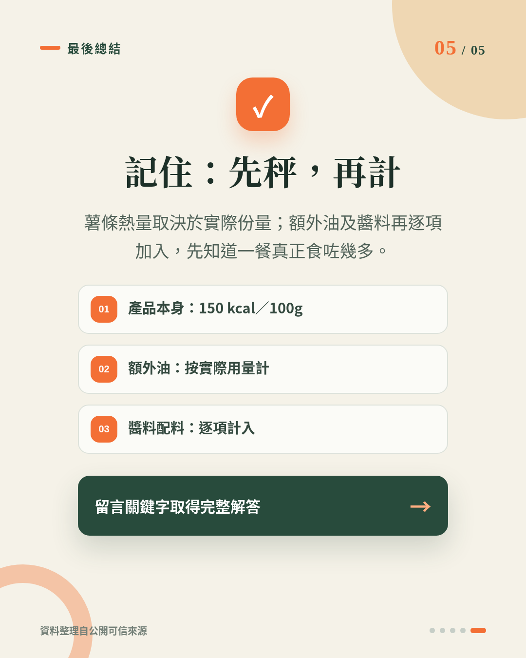 減脂食薯條一定要氣炸？Venus幼身急凍薯條點計一餐熱量？ 重點 5