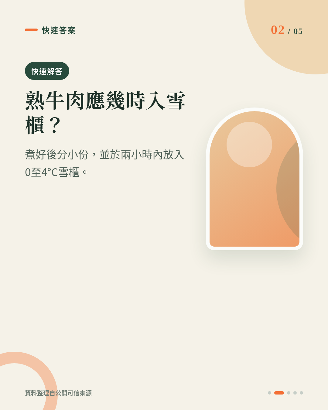 牛頸脊做健身 Meal Prep，熟牛肉點樣快速降溫？雪櫃可以放幾耐？ 重點 2