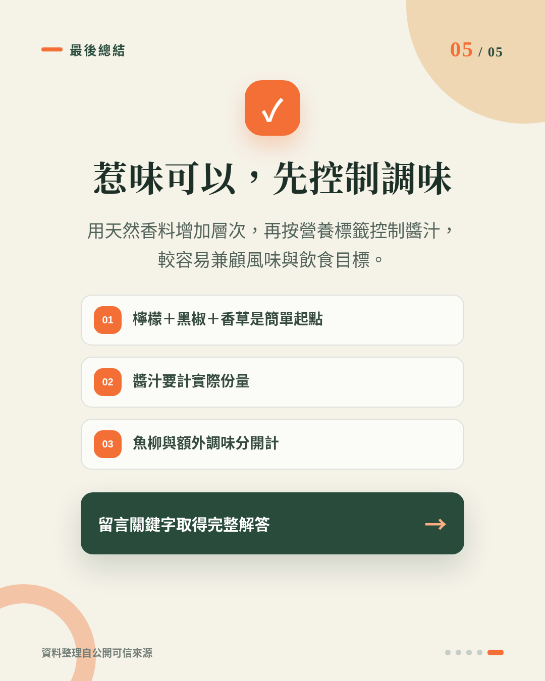 狹鱈魚柳味道較淡？健身餐用檸檬香草調味，點樣兼顧風味與鈉熱量 重點 5