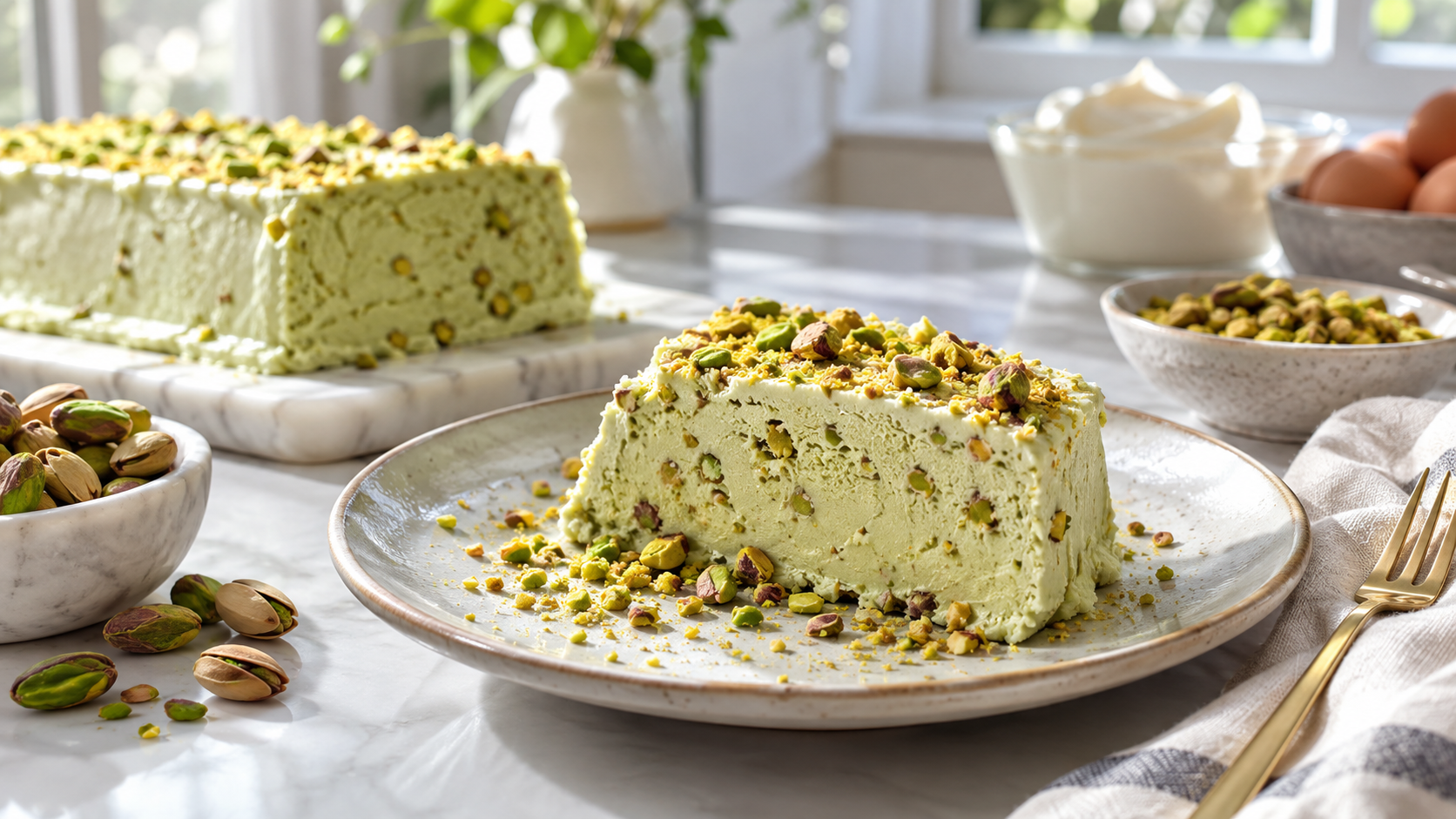 增肌期間食甜品可以嗎？開心果 Semifreddo 點樣放入高蛋白飲食計劃