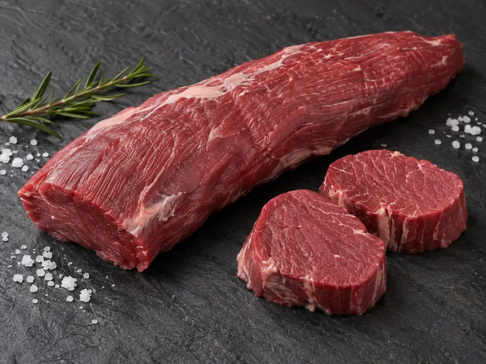 肩胛嫩肉 Petite Tender 生肉部位圖