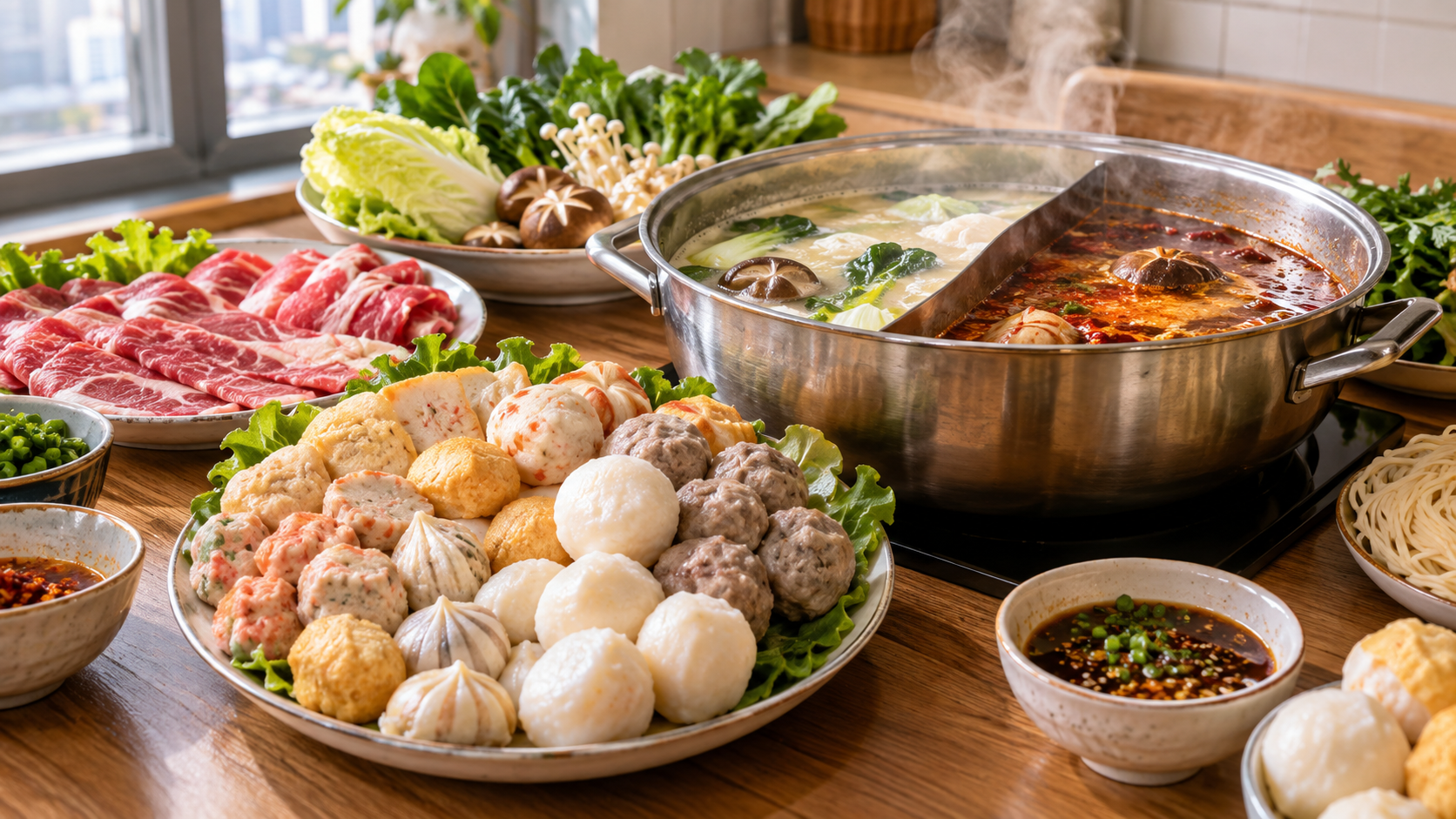 How should you view mixed hotpot meatballs when fitness and fat loss are your goals? Compare the protein and fat in cheese balls, pork balls, and beef tendon balls; do not just look at the word 'ball'.