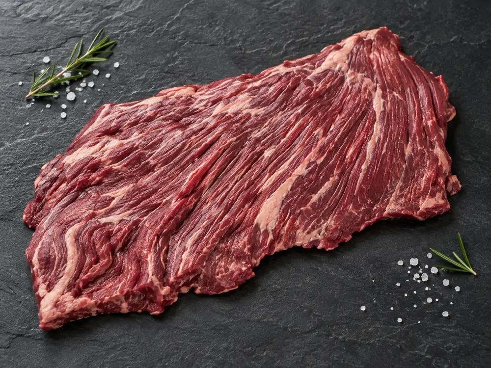 下後腰翼板肉 Bottom Sirloin Flap 生肉部位圖