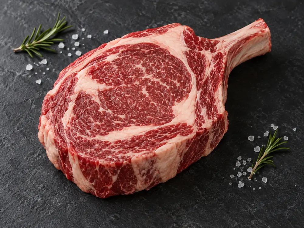 牛仔牛扒 Cowboy Steak 生肉部位圖