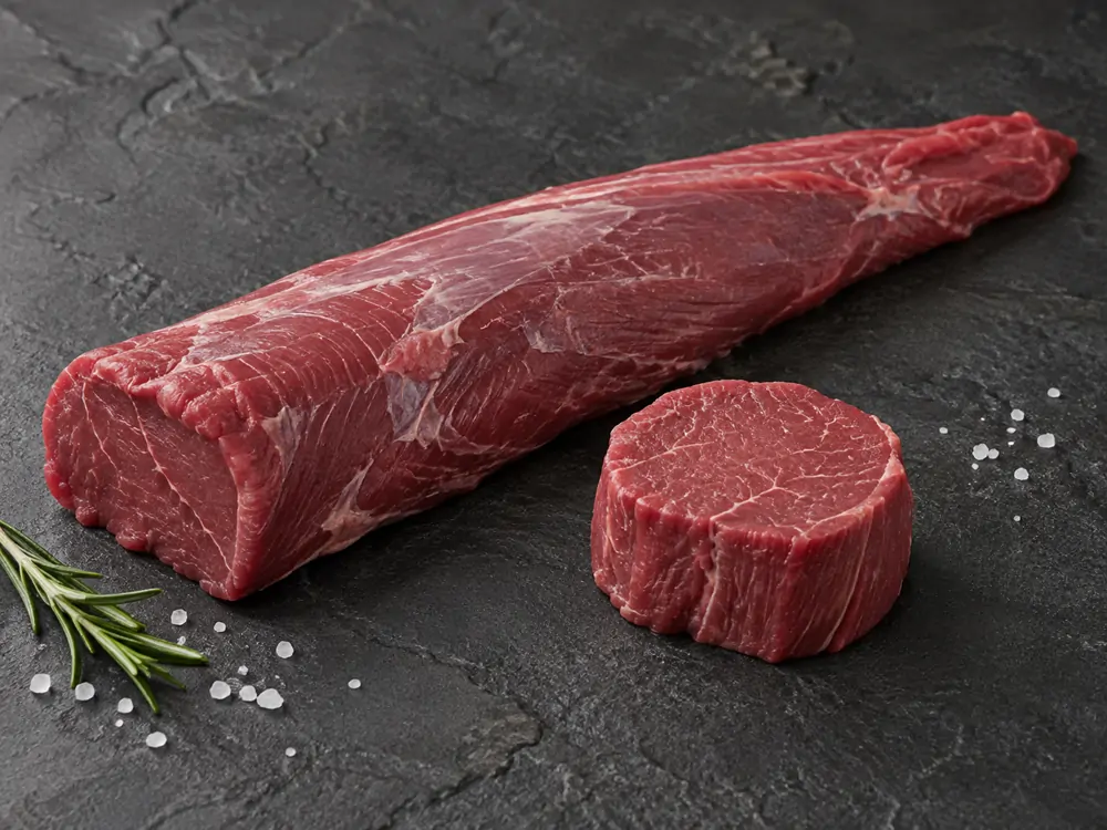 原條牛柳 Whole Tenderloin 生肉部位圖