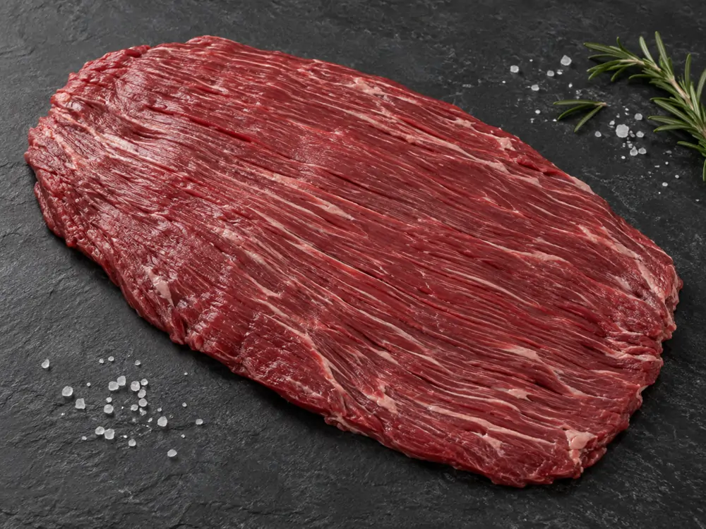 牛腹扒 Flank Steak 生肉部位圖