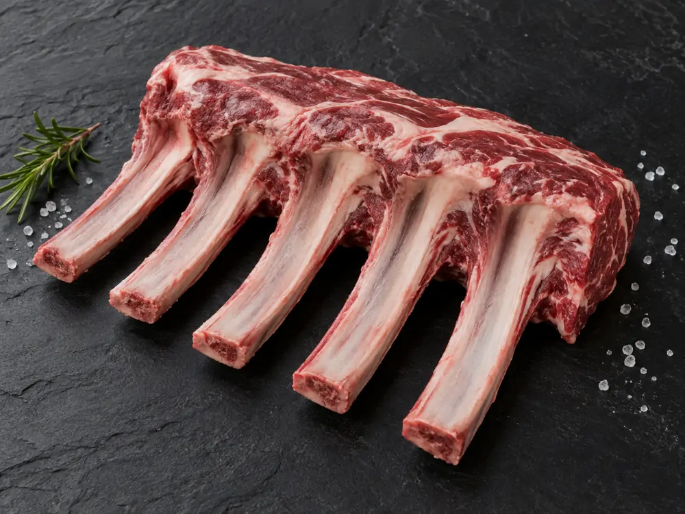 牛背骨 Back Ribs 生肉部位圖