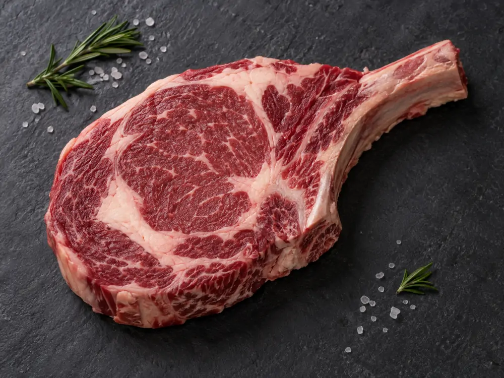 帶骨肋眼牛扒 Rib Steak 生肉部位圖