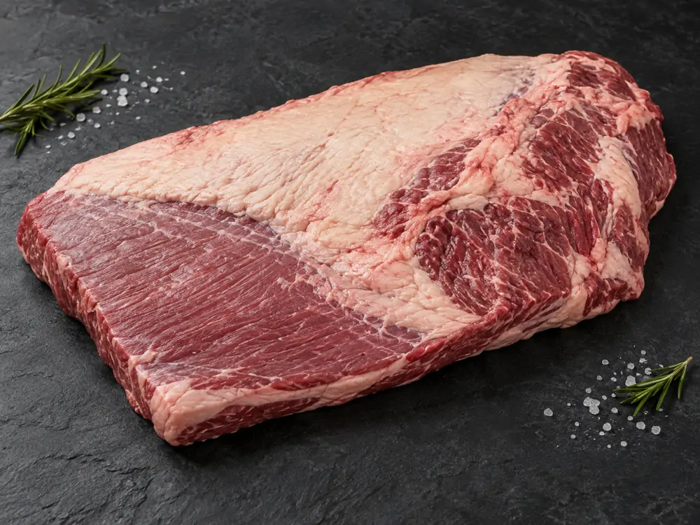 全份牛胸肉 Whole Brisket 生肉部位圖